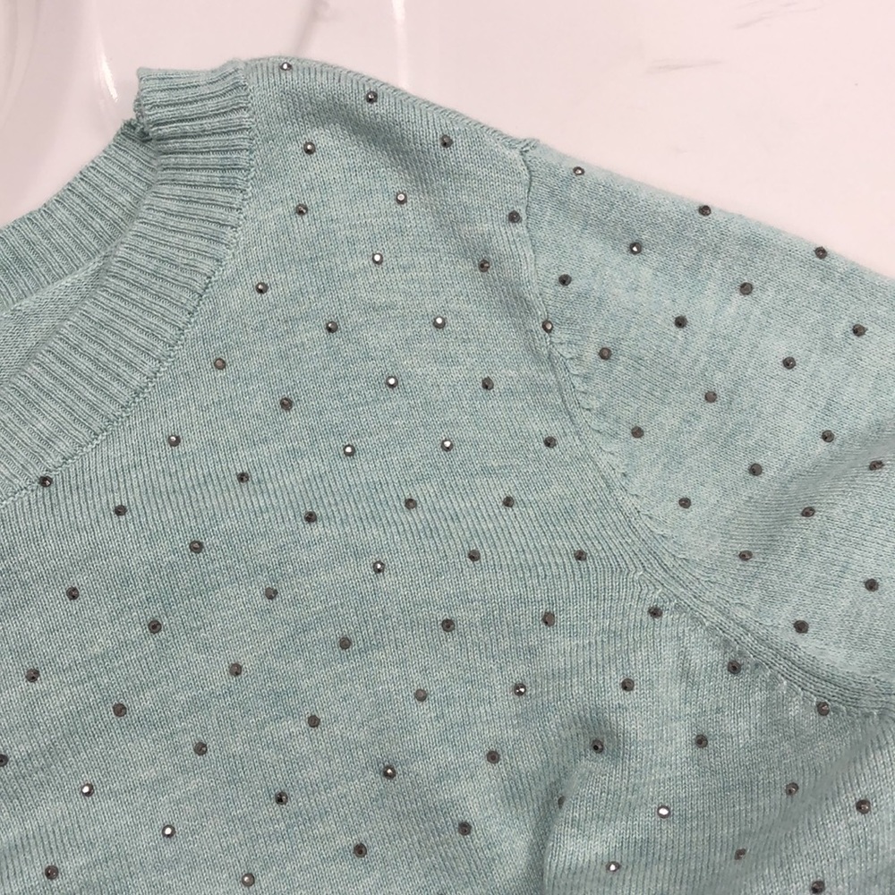 The Limited mint green studded sweater - Picture 8 of 8